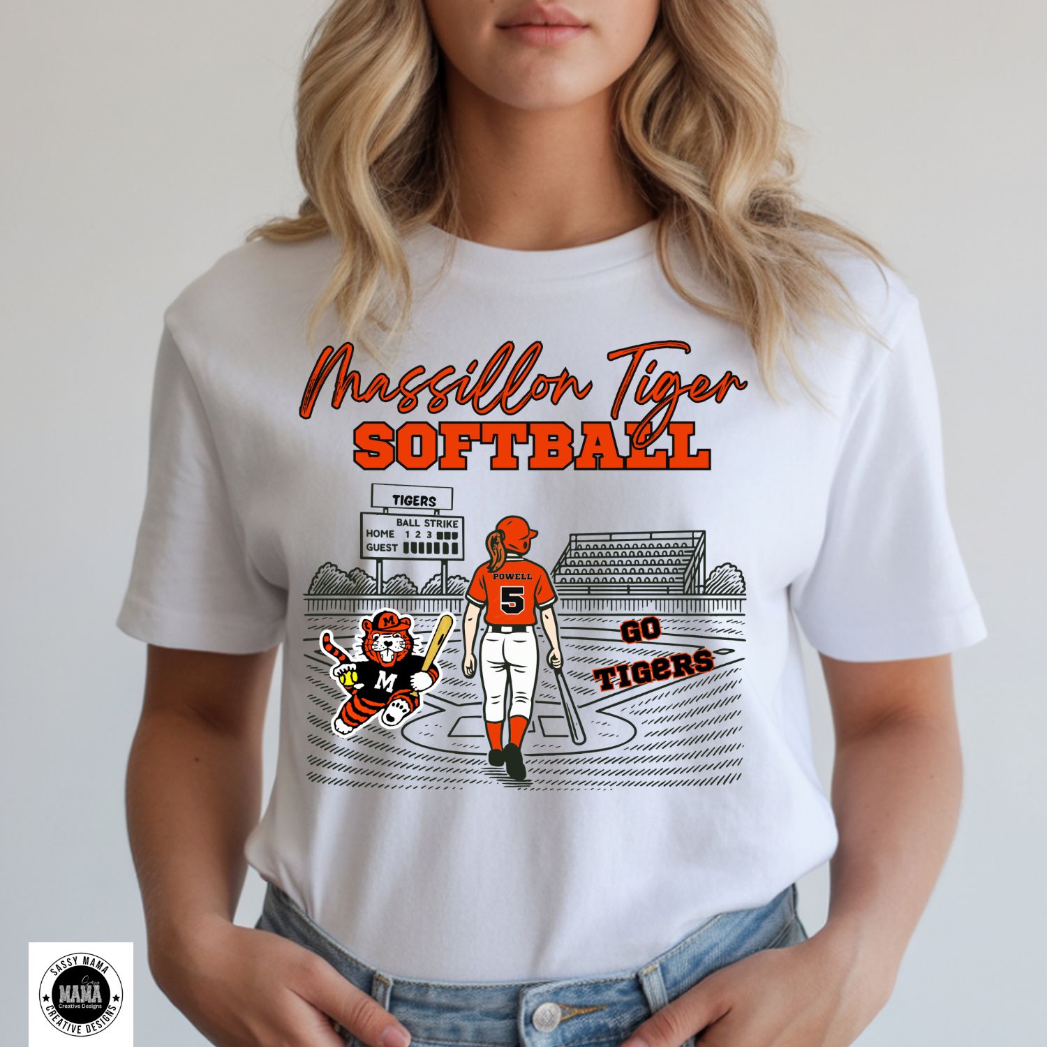 ✨ Massillon Tiger Softball Game Day Pride- CUSTOMIZED