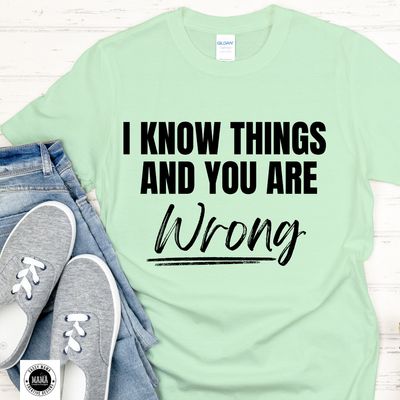 Confidently Correct Tee