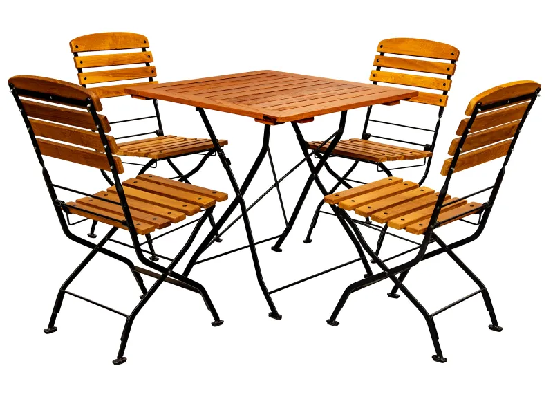 Terrassenmöbel Set 80x80 cm