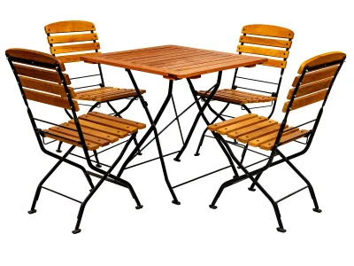 Terrassenmöbel Set 80x80 cm