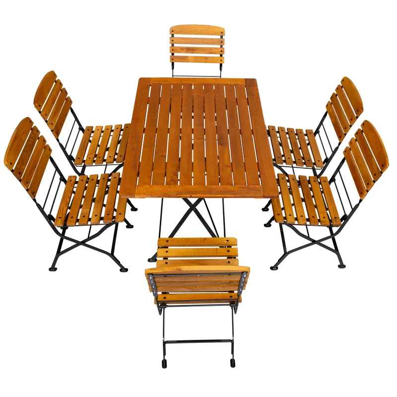 Terrassenmöbel Set 120x80 cm