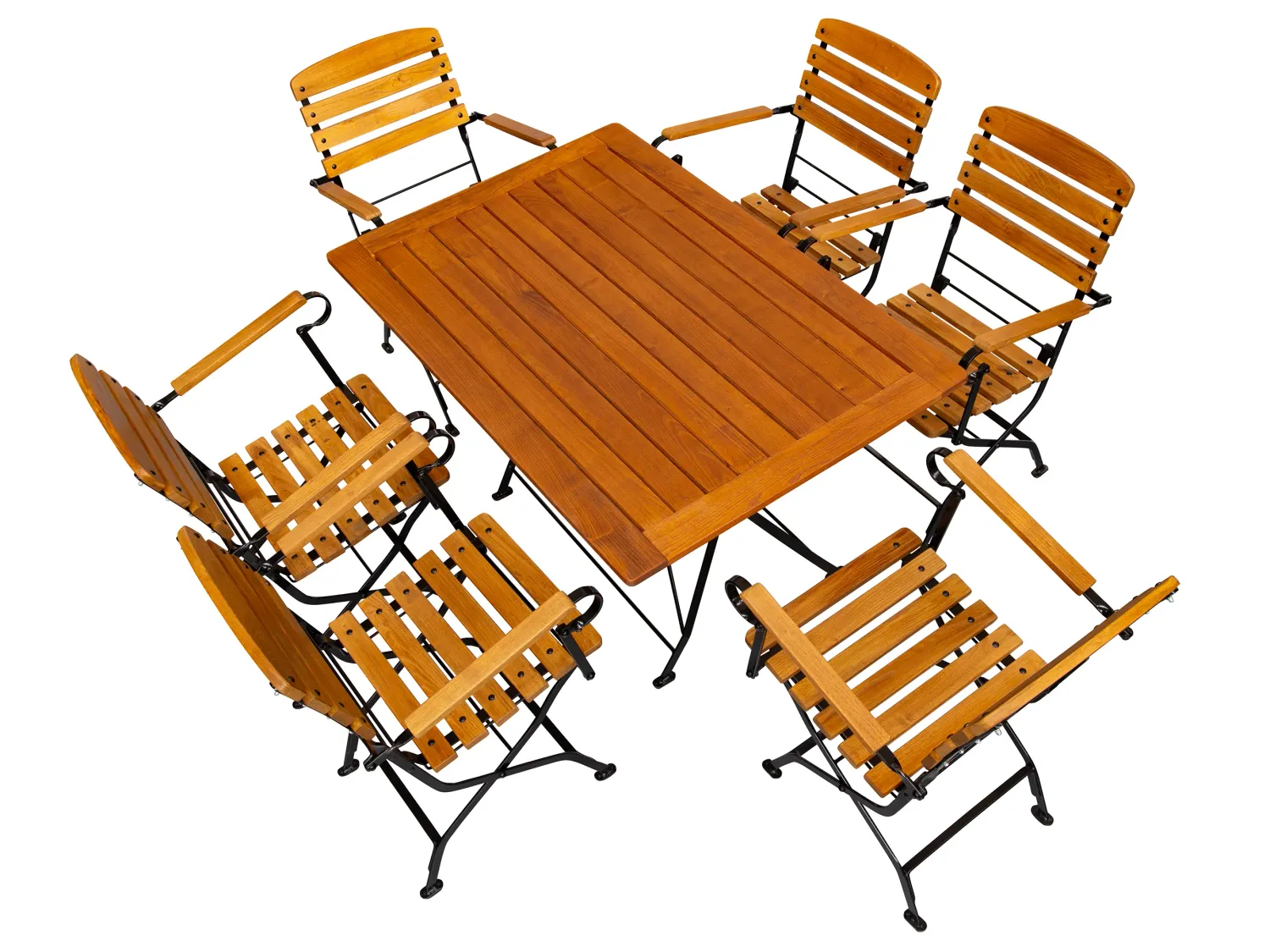 Terrassenmöbel Set 120x80 cm