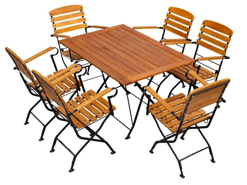 Terrassenmöbel Set 120x80 cm