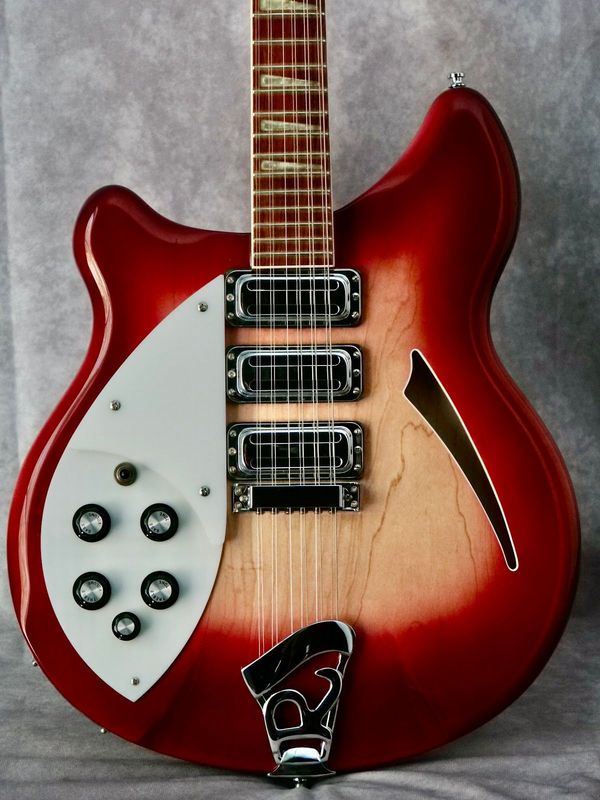 2002 Rickenbacker 370/12 Fireglow 12 string #538 left handed electric guitar