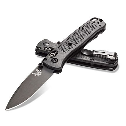 Benchmade Mini-Bugout BL/PL, Black, 2.875"