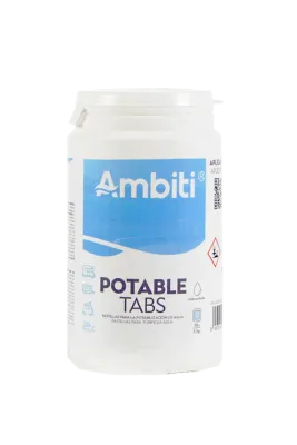 Pastillas potabilizadoras de agua Ambiti Potable Tabs
