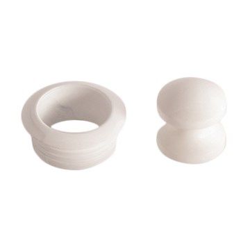 Kit Botón + rosa blanca PM