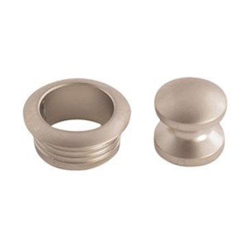 Kit Pomo + rosa niquelada mate PM
