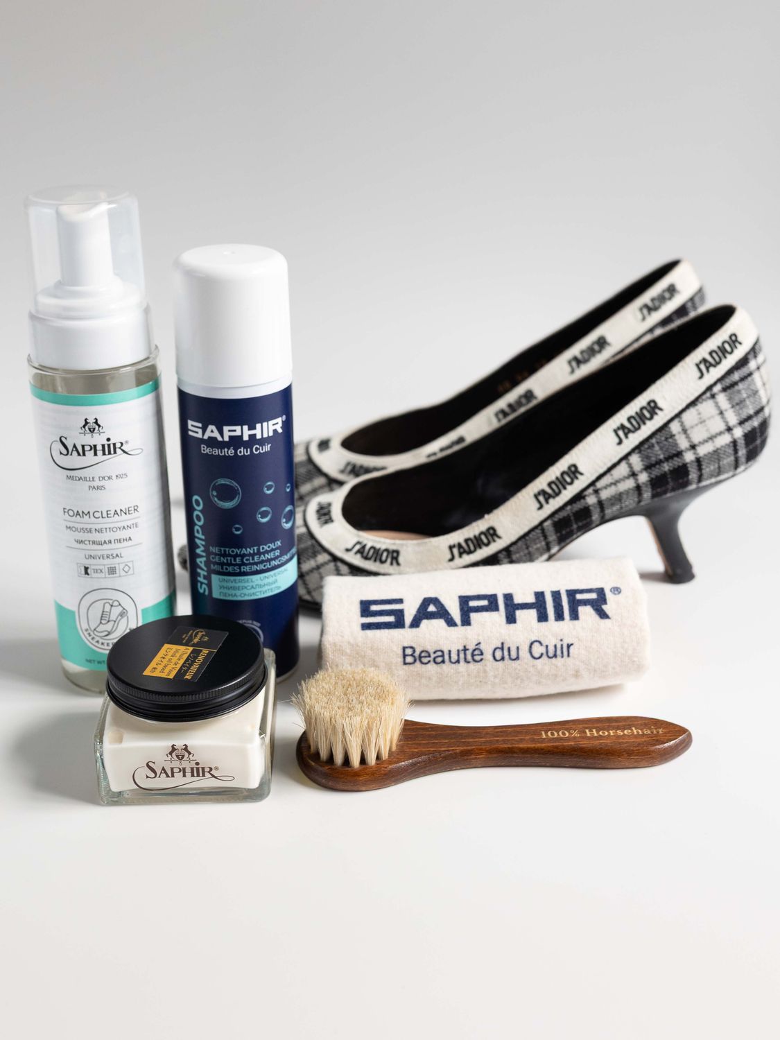 Fabric Shoe Care Set - 5 pcs