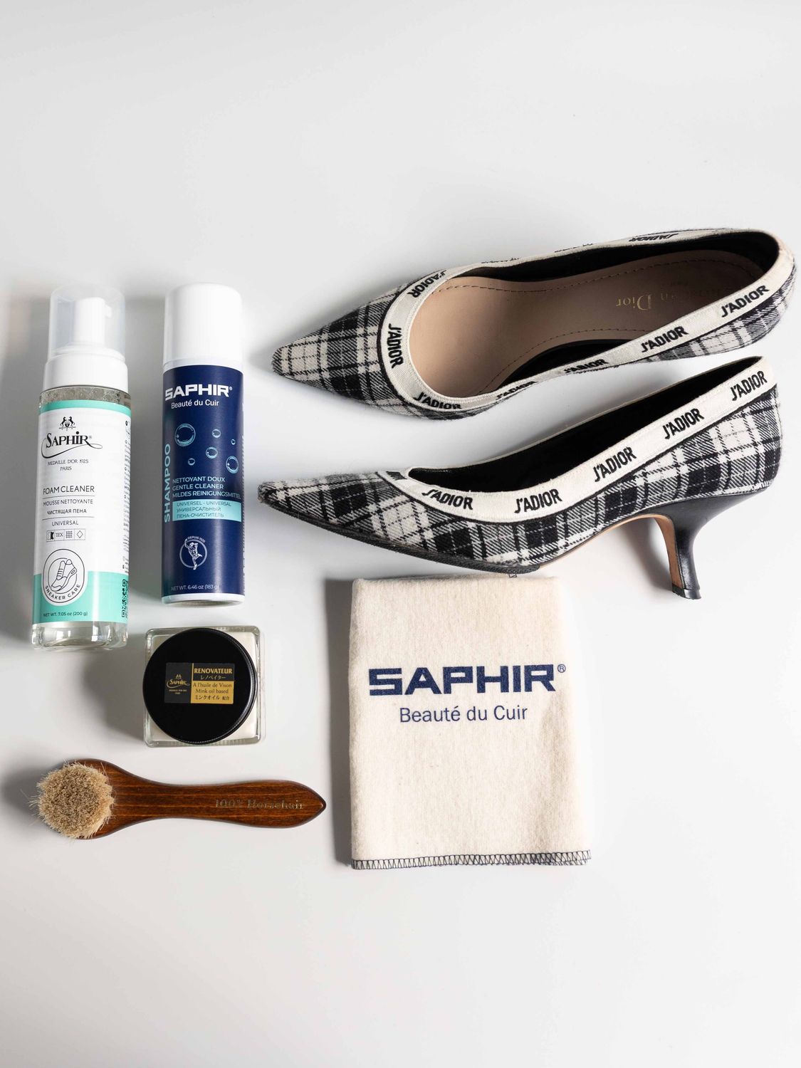 Fabric Shoe Care Set - 5 pcs