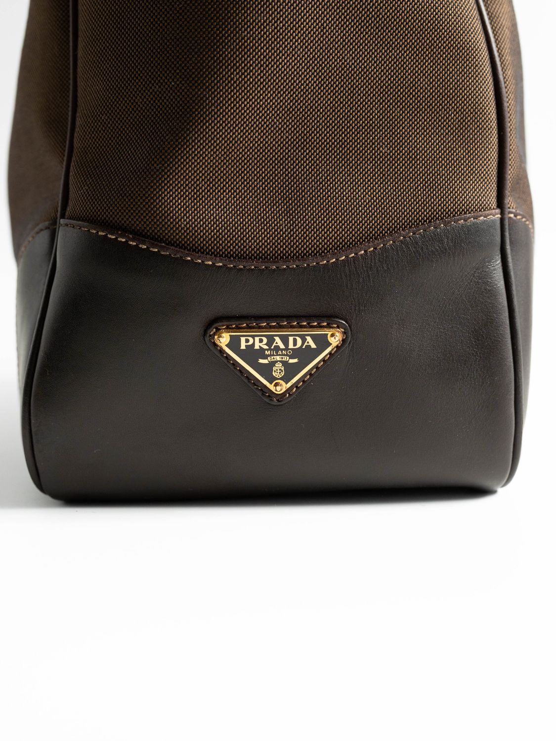Prada Logo Jacquard Tote Bag