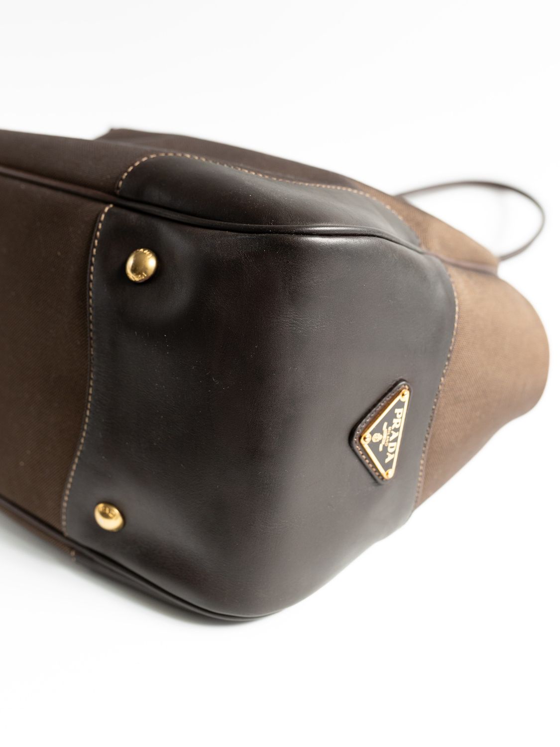 Prada Logo Jacquard Tote Bag