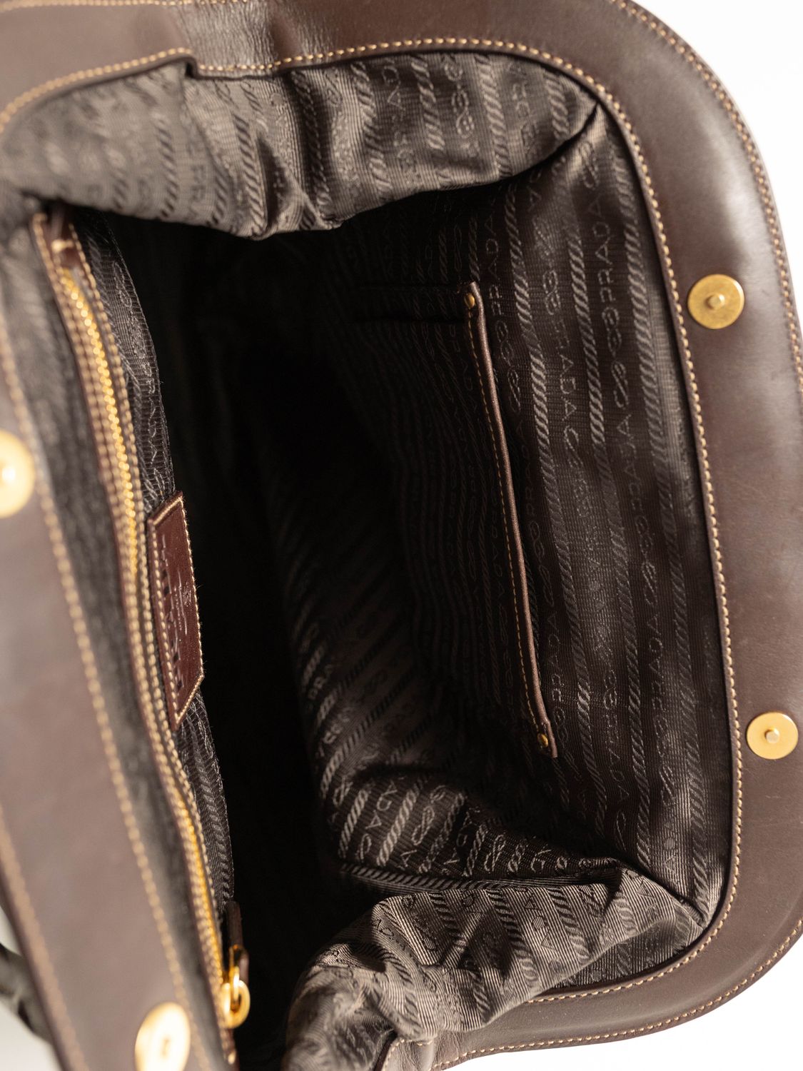 Prada Logo Jacquard Tote Bag