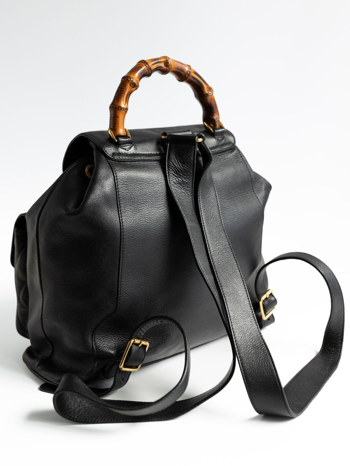 Gucci Bamboo Black Backpack