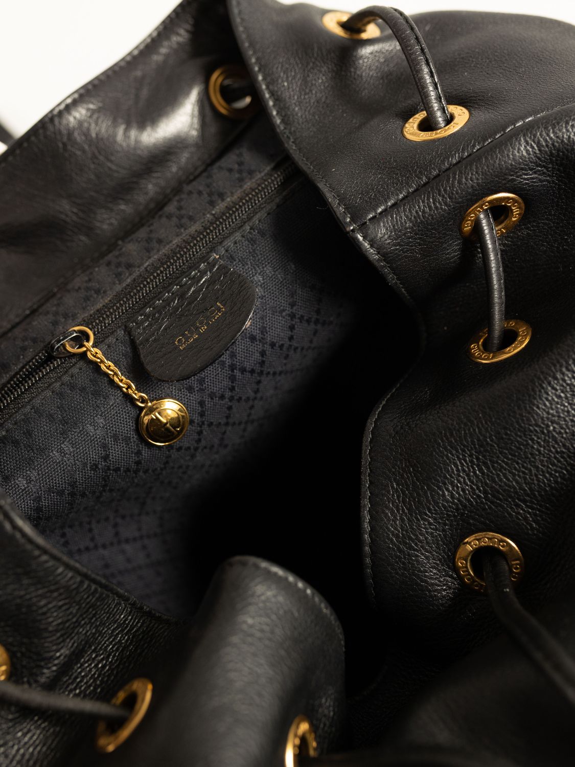 Gucci Bamboo Black Backpack