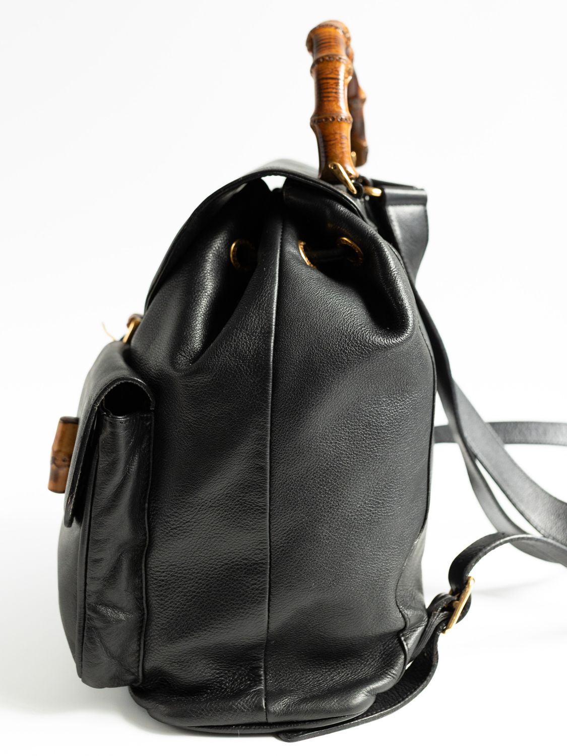 Gucci Bamboo Black Backpack