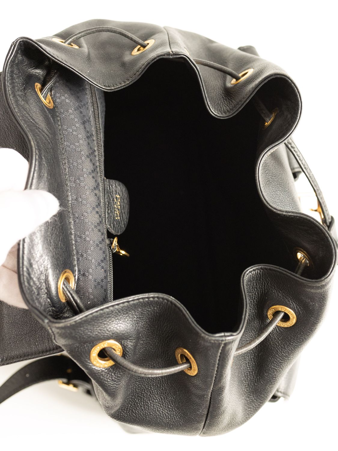 Gucci Bamboo Black Backpack