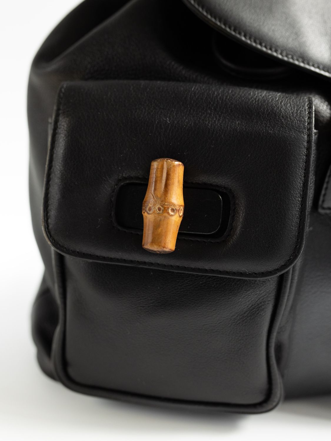 Gucci Bamboo Black Backpack