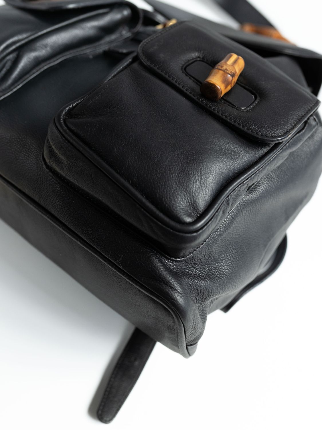 Gucci Bamboo Black Backpack