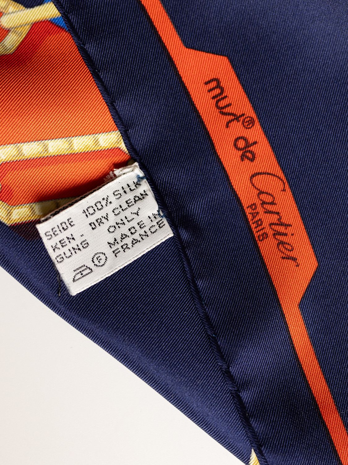 Cartier Chain Motif Silk Scarf