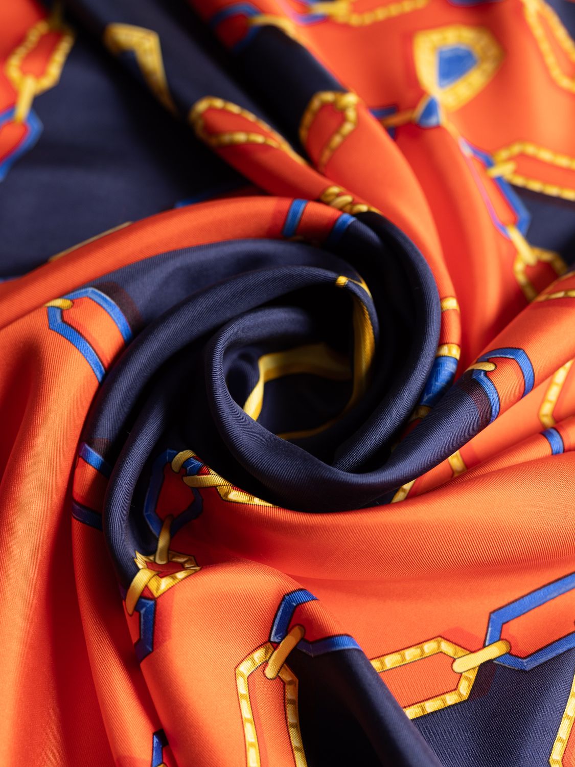 Cartier Chain Motif Silk Scarf