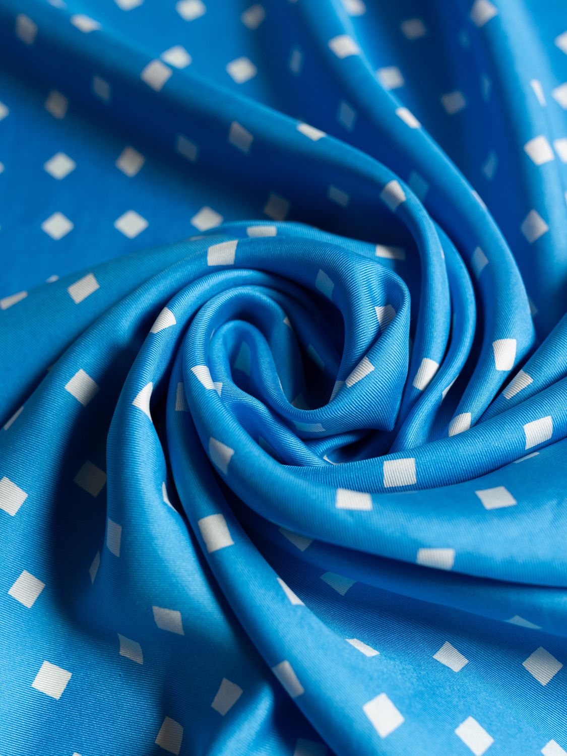 YSL Polka-Dot Silk Scarf