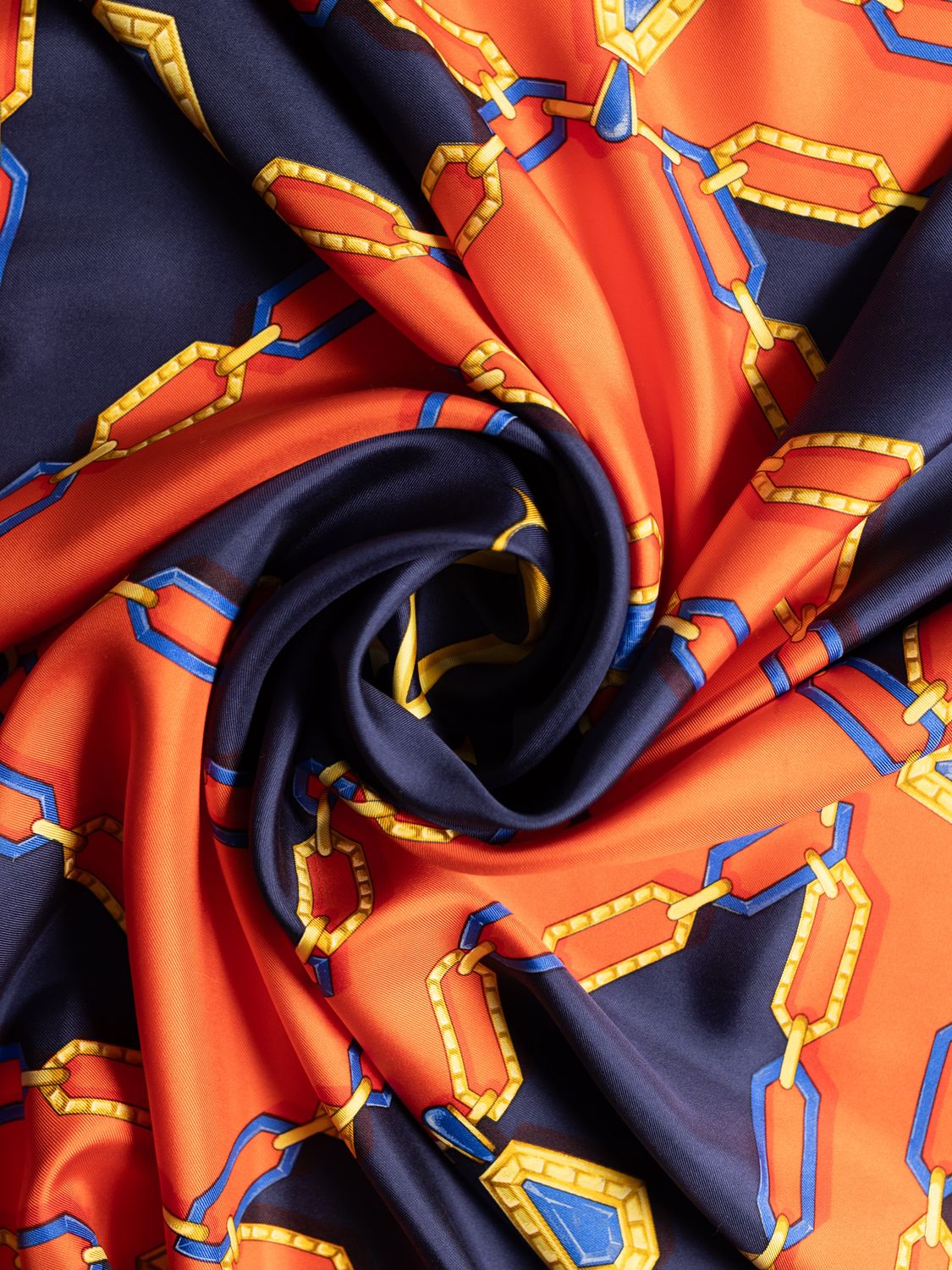 Cartier Chain Motif Silk Scarf