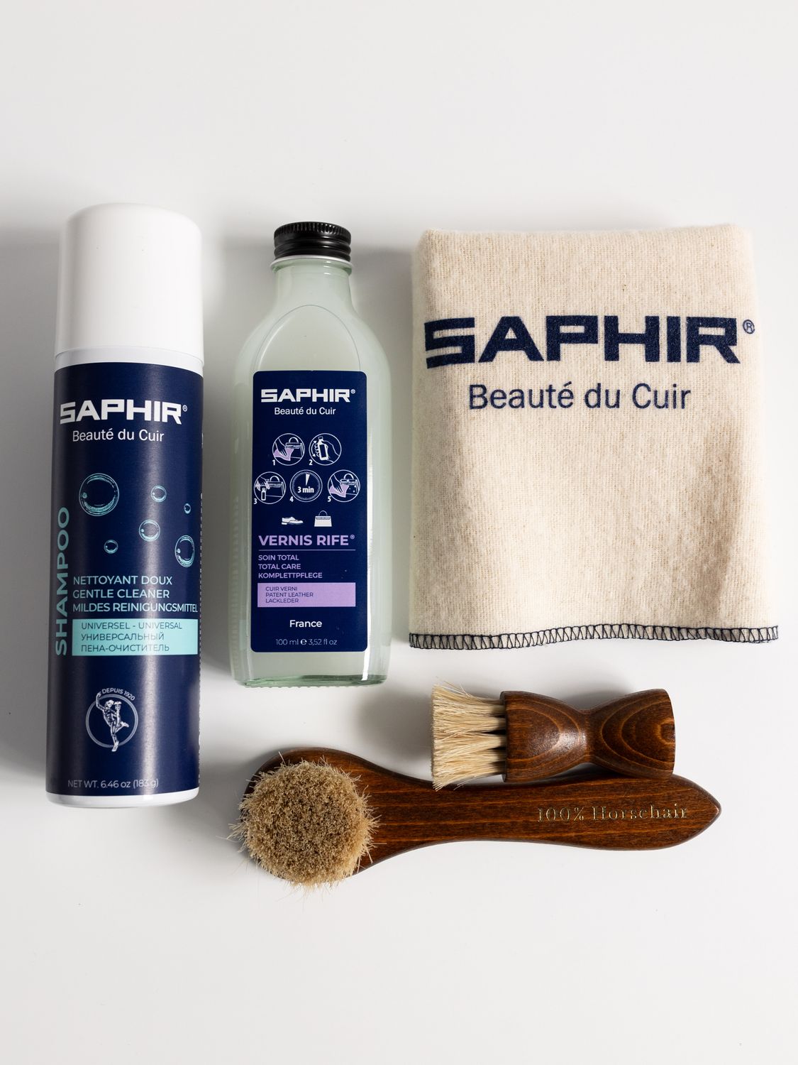 Patent Leather Care Set - 5 pcs