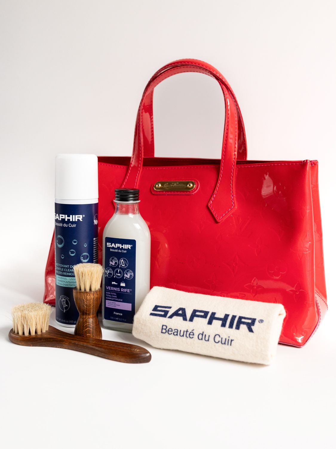 Patent Leather Care Set - 5 pcs