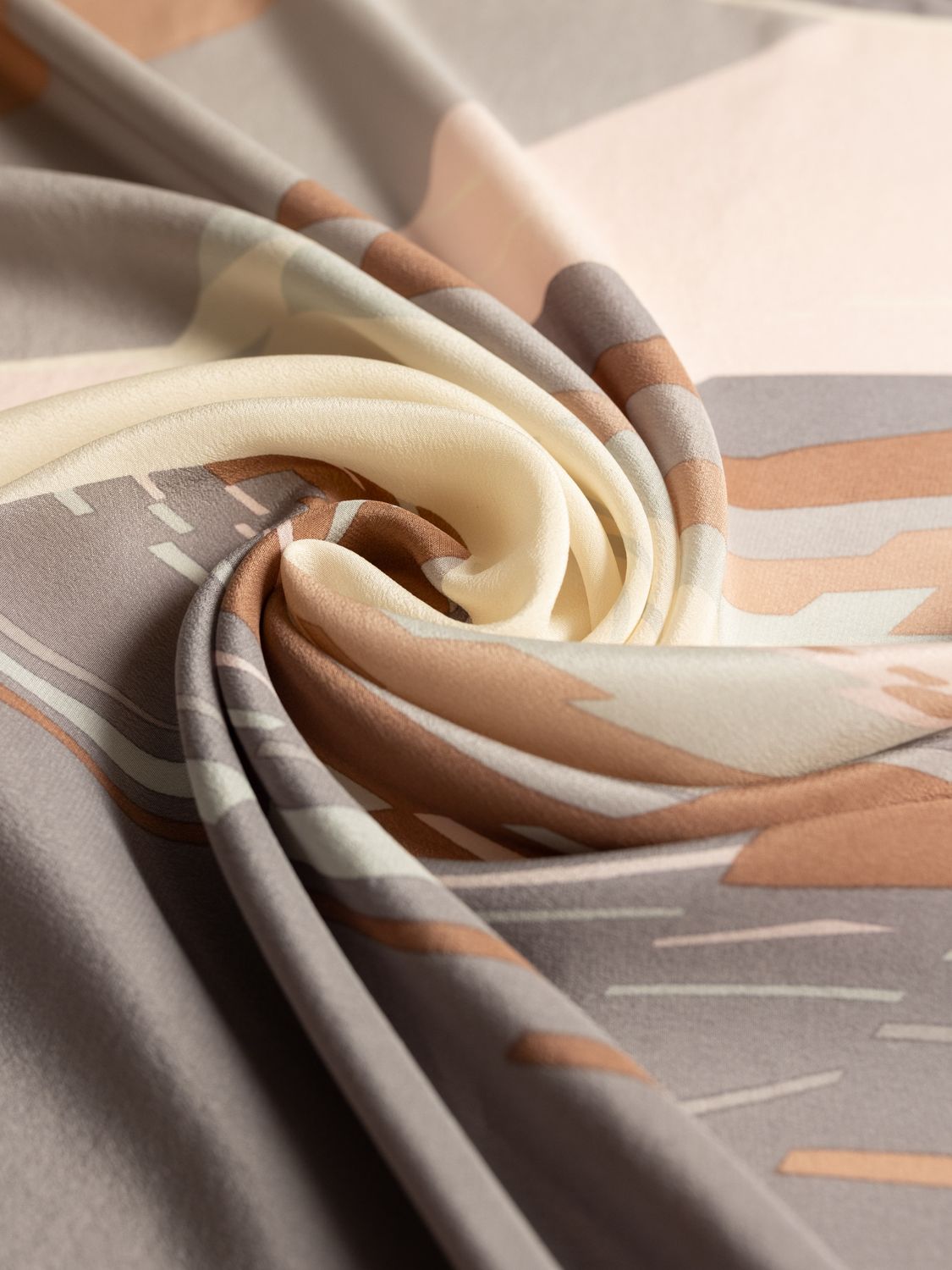 Christian Dior Abstract Brushstroke Silk Scarf