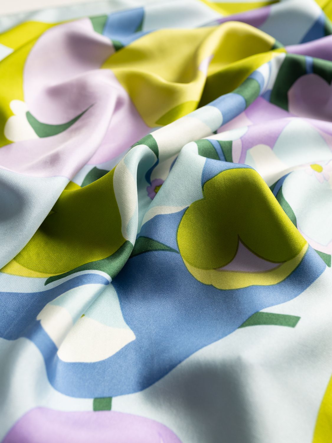 Christian Dior Mod Floral Silk Scarf