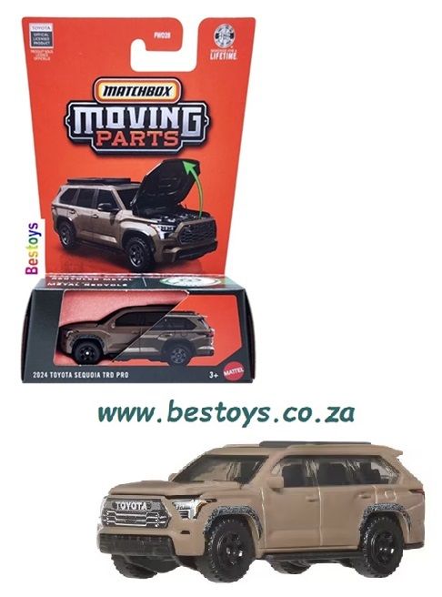 Matchbox Moving Parts 2026 Release L Toyota Sequoia TRD PRO 2024