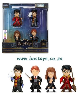 JADA Diecast Minifigures 36698 Harry Potter 4 pk 6 cm