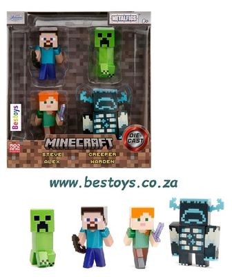 JADA Diecast Minifigures 34337 Minecraft 4 pk Caves &amp; Cliffs 6 cm