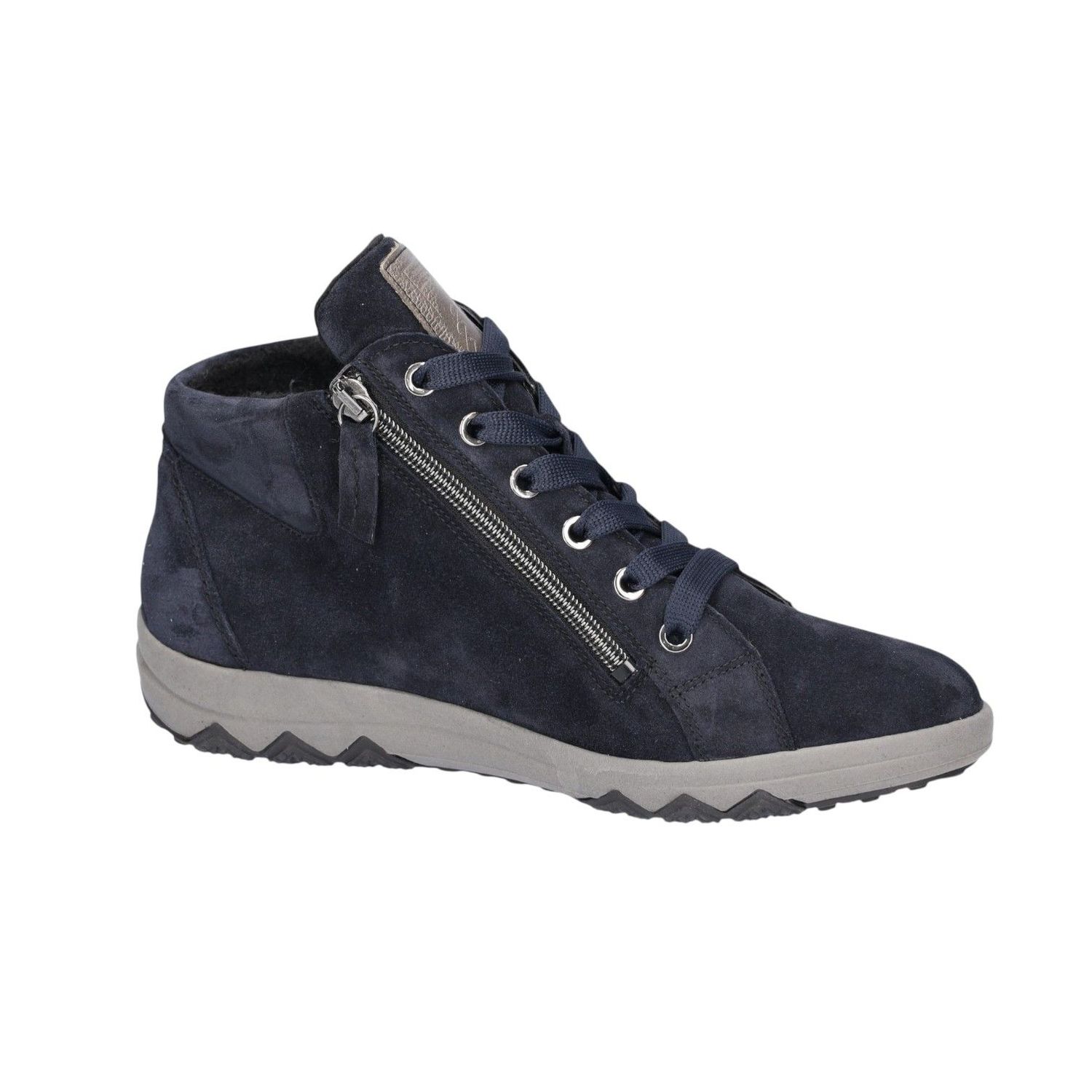 H-Teresa bottines bleu velours Waldlaüfer