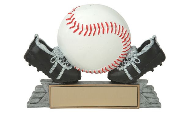 Twin Baseball Cleat Sculpture: 4"-101951