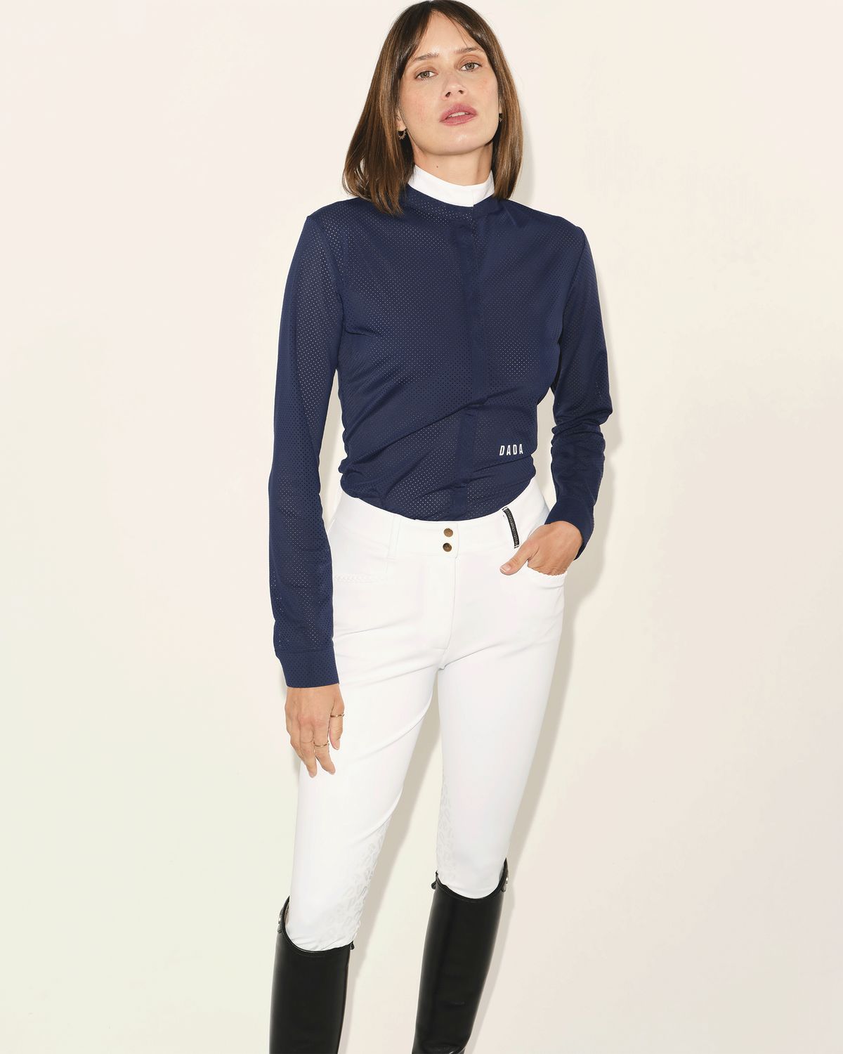 Helios ML - Riding competition shirt Dada Sport dark baltique