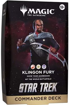 Klingon Fury Commander Deck, Star Trek Magic: The Gathering