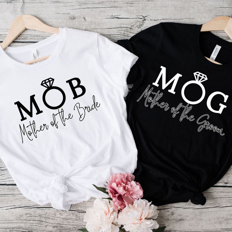 Bride & Groom Mothers DTF or UVDTF Decal Bride & Groom Mothers DTF or UVDTF Decal