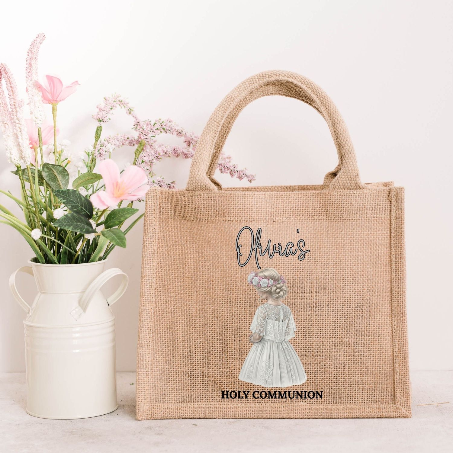 Holy Communion Back Facing Girl or Boy DTF or UVDTF Decal