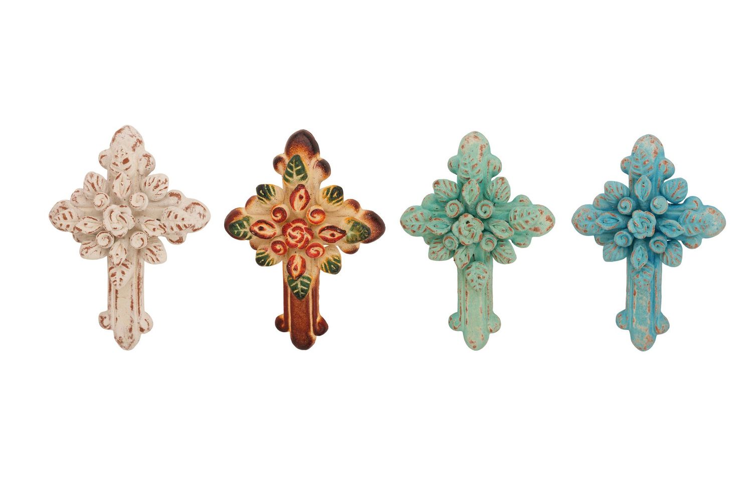 Duval Wall Clay Cross-Handmade-Rustic-8x11 inches-Four Colors Duval Wall Clay Cross-Handmade-Rustic-8x11 inches-Four Colors