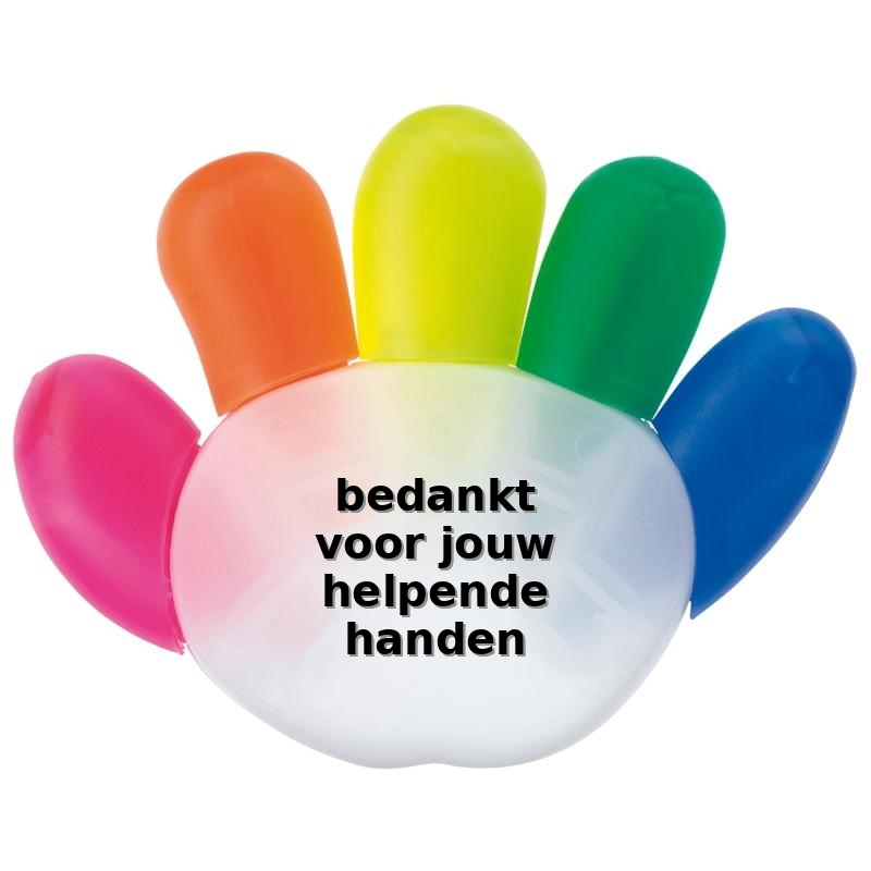 R4] Markeerstiften in vorm van hand