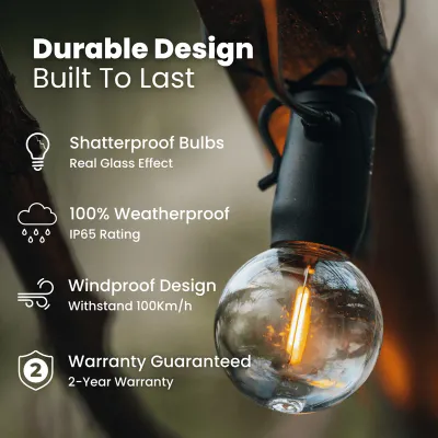 Mini Bulb String Lights | Plug-in