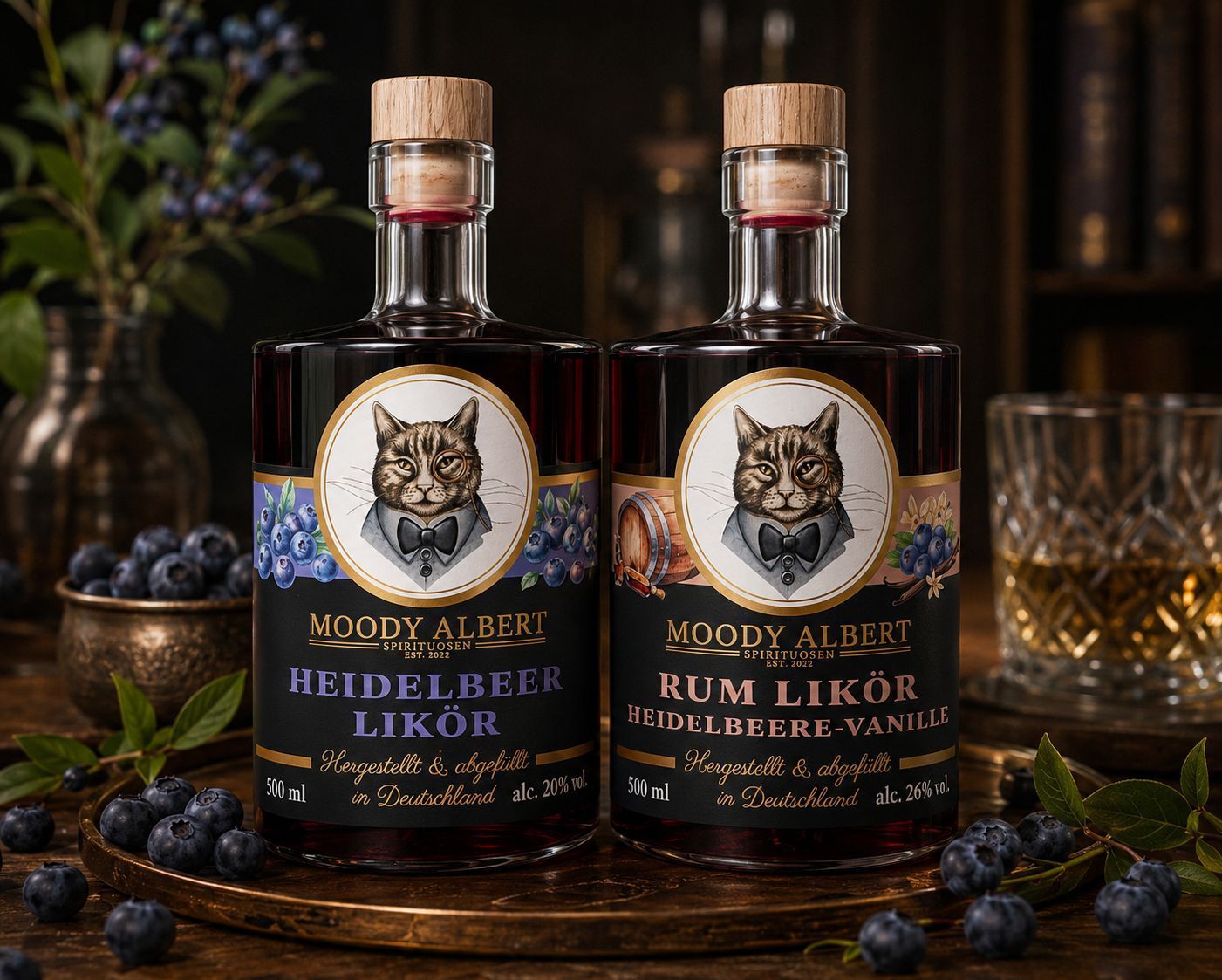 LIKÖRSET - 2x PREMIUM LIKÖRE - 2 x 500ml