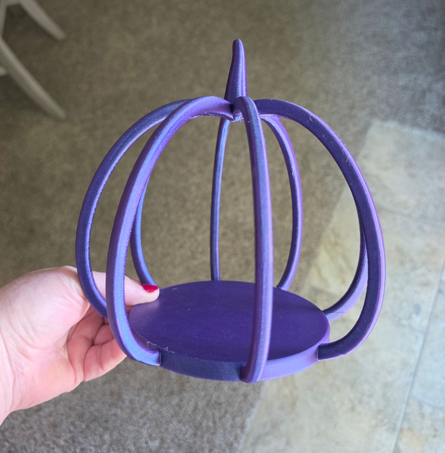 3D Pumpkin Cage Decor