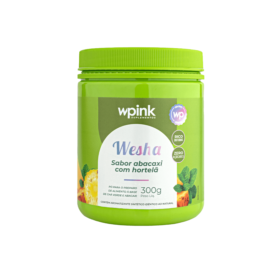 WPink Wesha Chá Abacaxi Com Hortelã 300G