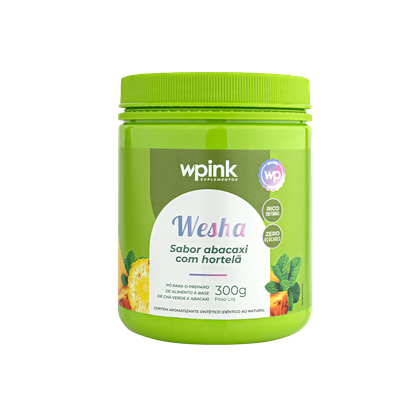 WPink Wesha Chá Abacaxi Com Hortelã 300G