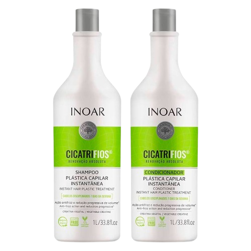 INOAR Cicatrifios Kit (Shampoo + Conditioner) 1L