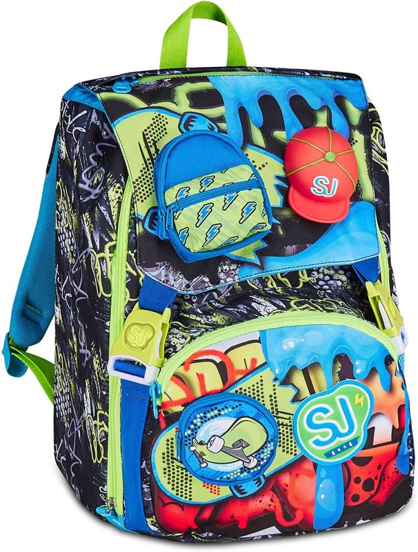SJ Gang Big Soft Pouch Boy Backpack