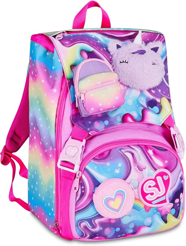 SJ Gang Big Soft Pouch Girl Backpack